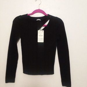 Zara Knit pullover Blouse Size Sm